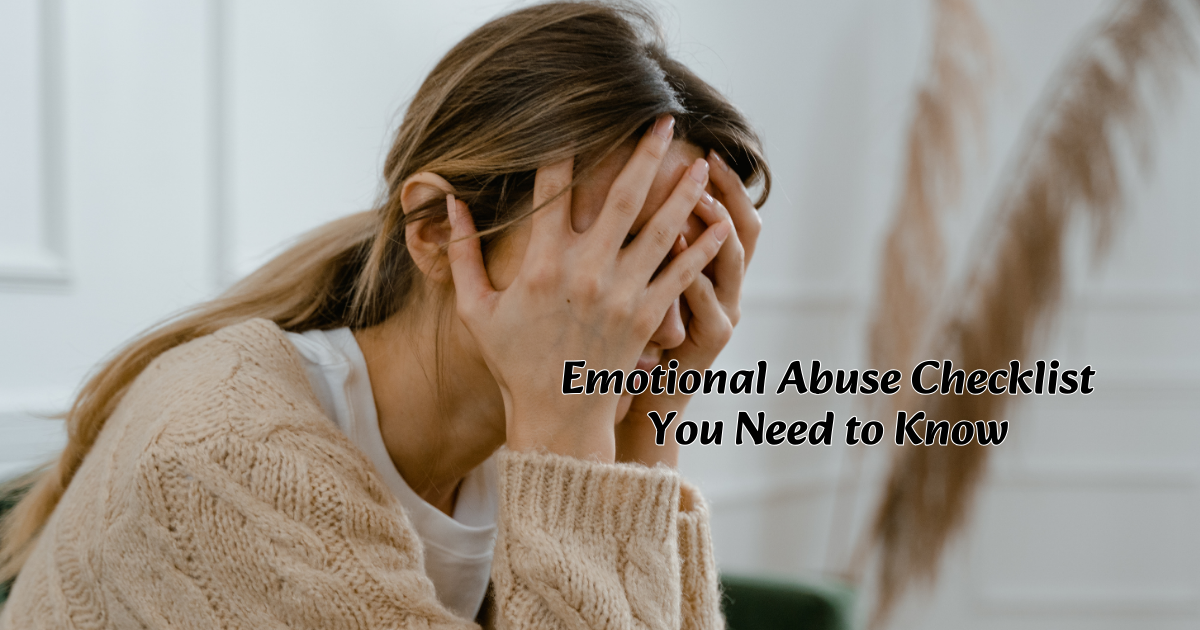 emotional abuse checklist