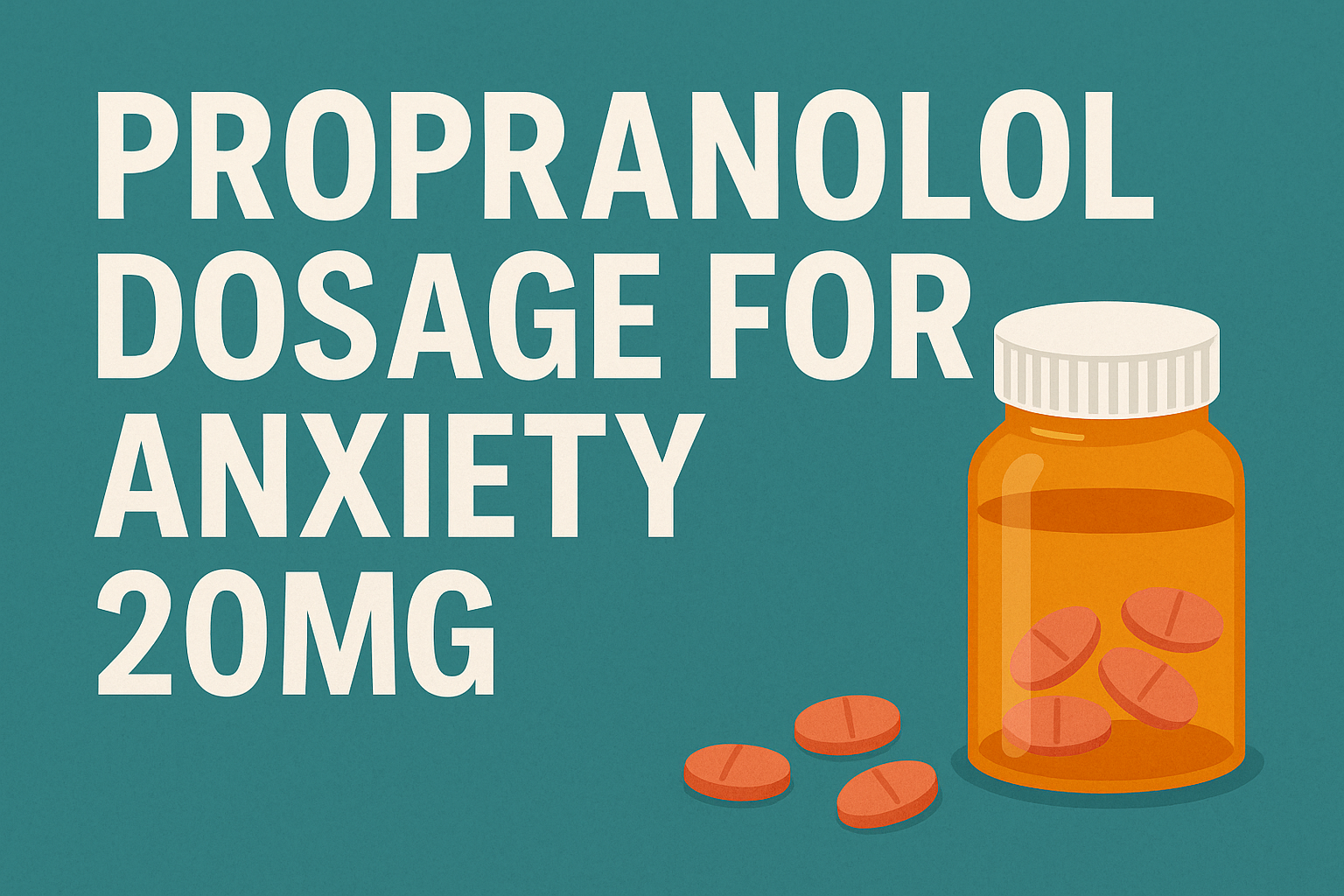 propranolol dosage for anxiety 20mg