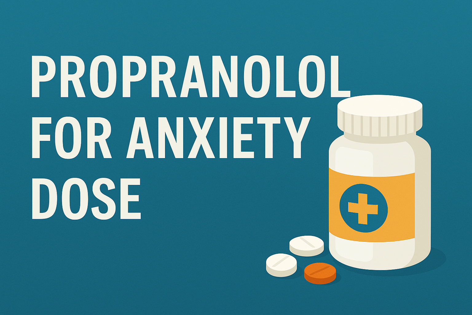 propranolol for anxiety dose